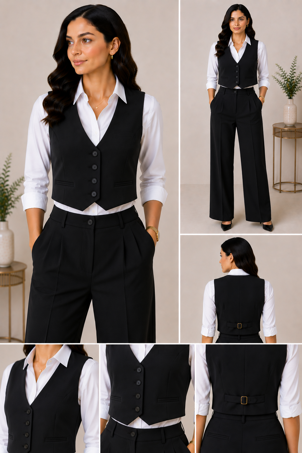 Cropped Women's Waistcoat